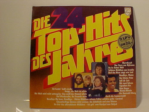 PHILIPS - Die 24 Top Hits des Jahres - Schallplatte Vinyl Doppel LP - Gebraucht