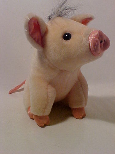 Schweinchen Babe - Babe The Gallant Pig - Stofftier - 20 cm - Gebraucht