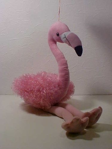 Vogel (Flamingo) - Stofftier - 53 cm - Gebraucht