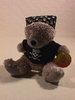 Bär (Teddy) mit Shirt und Bandana - Stofftier - 18 cm - Gebraucht