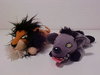 Löwe und Hyäne aus Lion King - 2er Set Stofftiere - Gebraucht